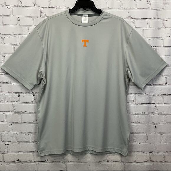 Adidas UT Vols Climalite Activewear Pullover Shirt Men's Size 2XL Gray Orange - Picture 6 of 9